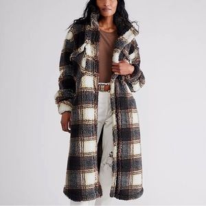 Reversible Free People Plaid Coat